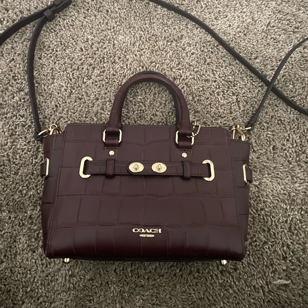 Coach crossbody croc